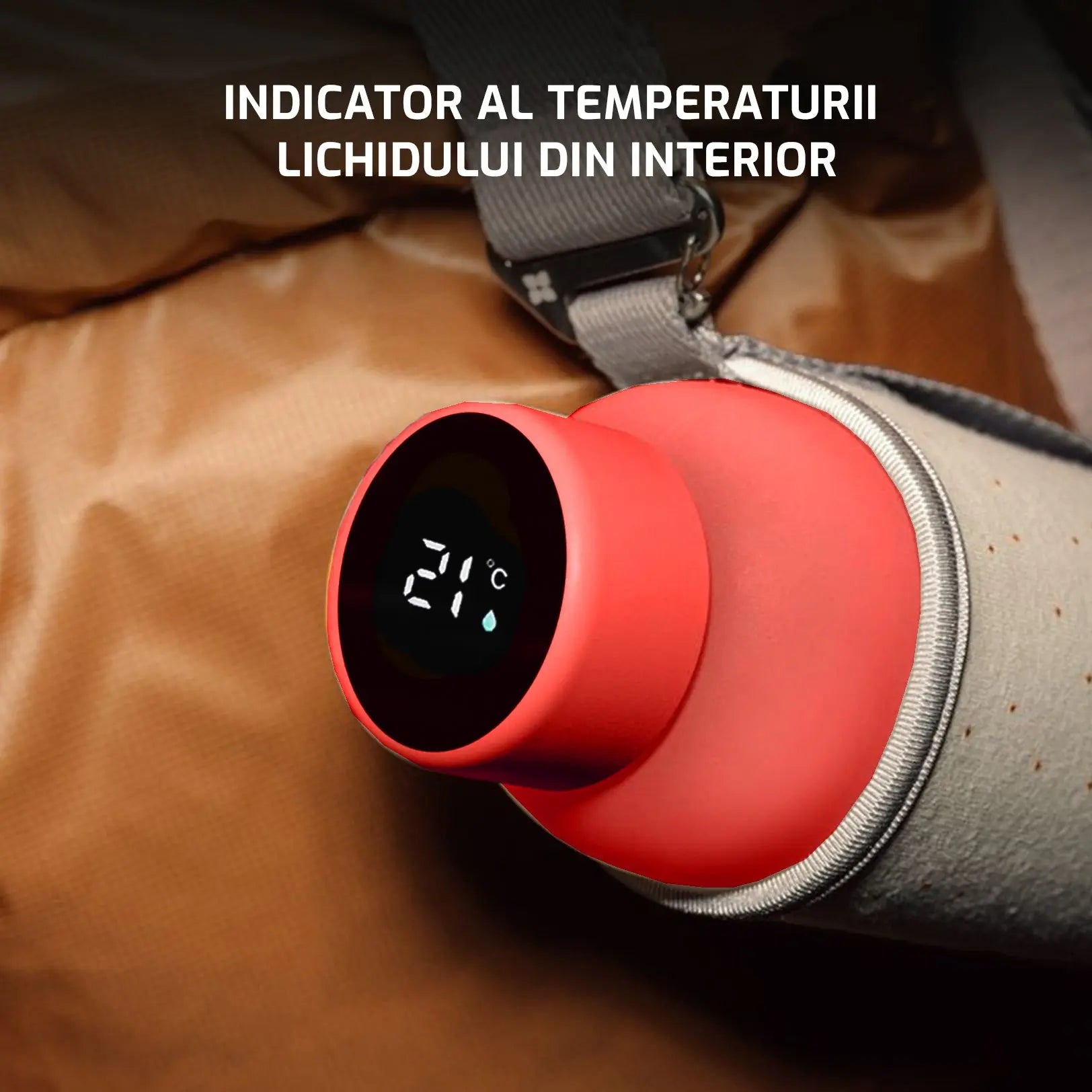 Thermoskanne mit Temperaturanzeige